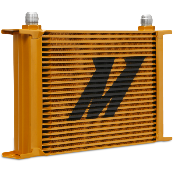 Mishimoto Universal 25-Row Oil Cooler - Gold-Oil Coolers-Mishimoto-MISMMOC-25G-SMINKpower Performance Parts