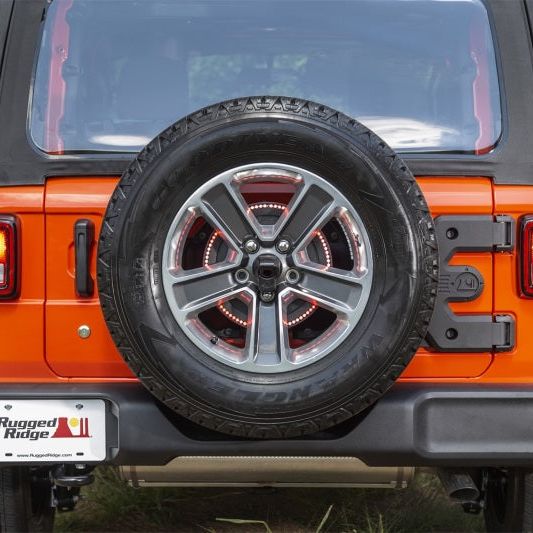 Rugged Ridge Spartacus HD Tire Carrier Hinge Casting 18-20 Jeep Wrangler JL-Spare Tire Carriers-Rugged Ridge-RUG11546.56-SMINKpower Performance Parts