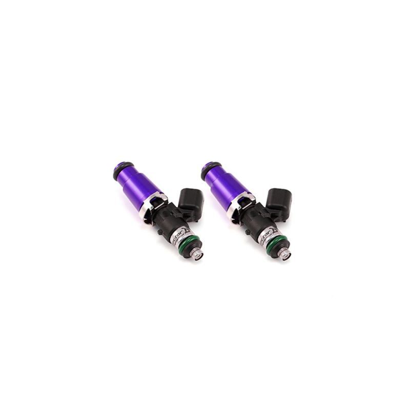 Injector Dynamics ID1050X Injectors - 60mm Length - 14mm Purple Top - 14mm Lower O-Ring (Set of 2)-tuningsupply.com