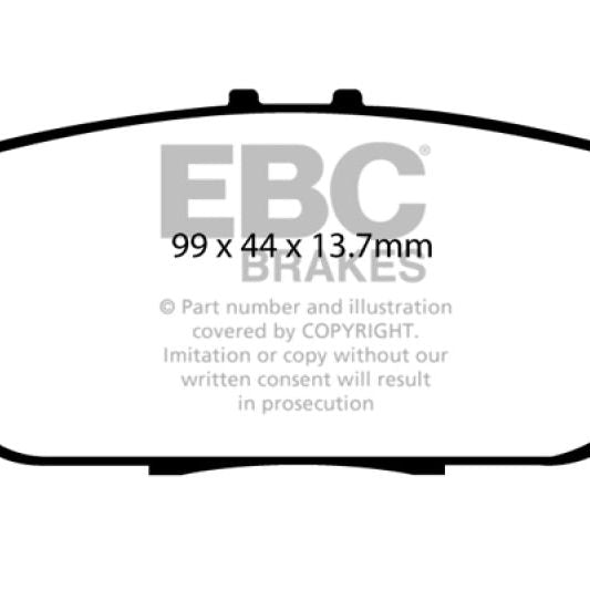 EBC 06-15 Mazda Miata MX5 2.0 Redstuff Rear Brake Pads-tuningsupply.com