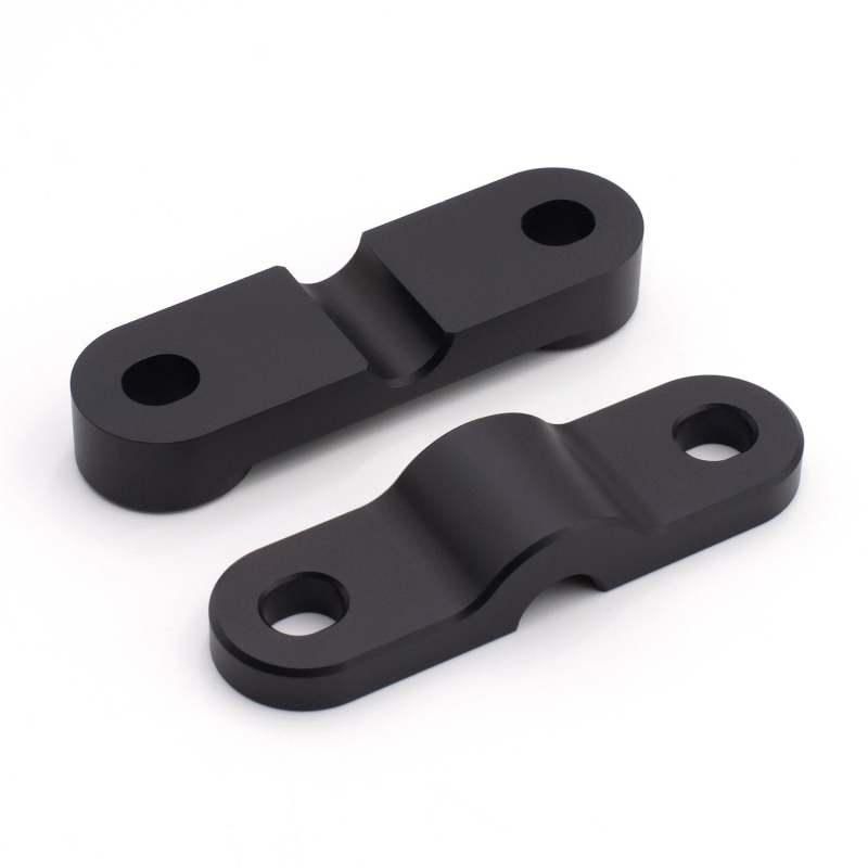 BLOX Racing 2-Pc Solid Shifter Bushing Kit Rear - Civic Integra - Black-tuningsupply.com