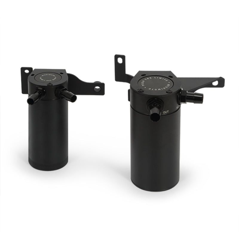 Mishimoto 11-14 Ford F-150 EcoBoost 3.5L Baffled Oil Catch Can Kit - Black-tuningsupply.com