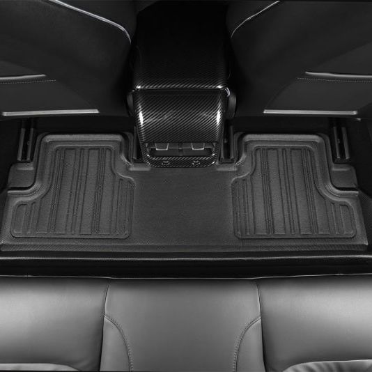 3D MAXpider 2020-2021 Tesla Model Y Elitect 1st & 2nd Row Floormats - Black-tuningsupply.com