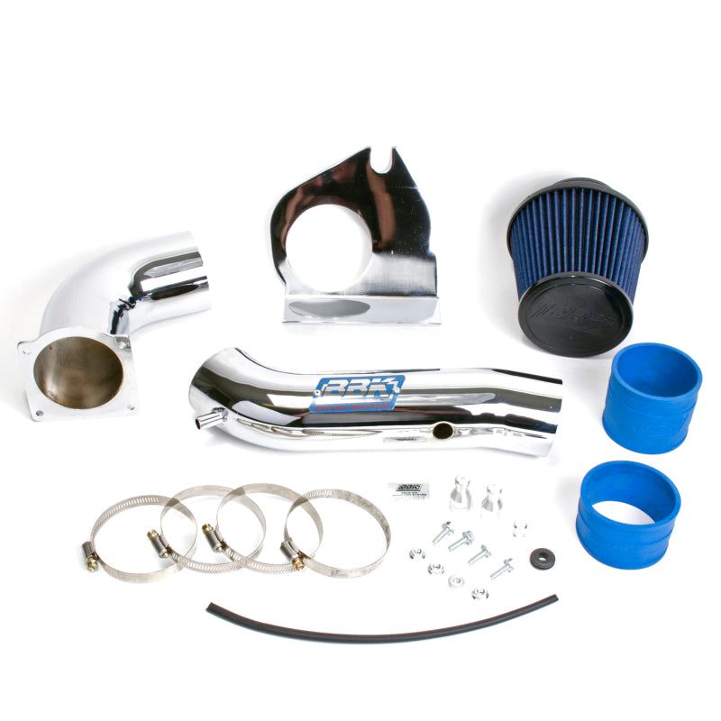 BBK 99-04 Mustang V6 Cold Ar Intake Kit - Chrome Finish-tuningsupply.com