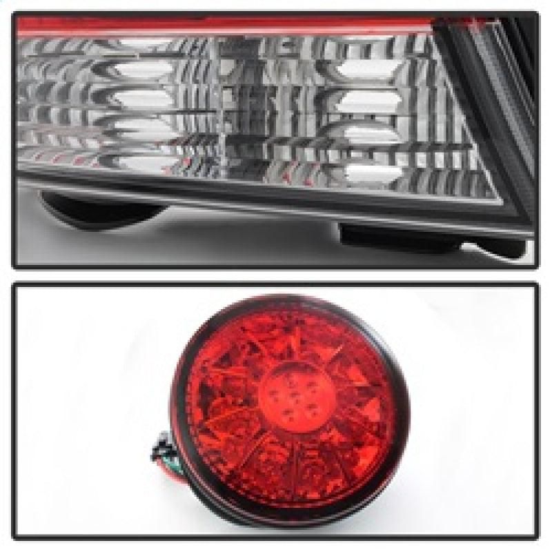 Spyder 01-03 Lexus IS300 LED Tail Lights - Red Clear ALT-YD-LIS300-LED-SET-RC - SMINKpower Performance Parts SPY5085061 SPYDER