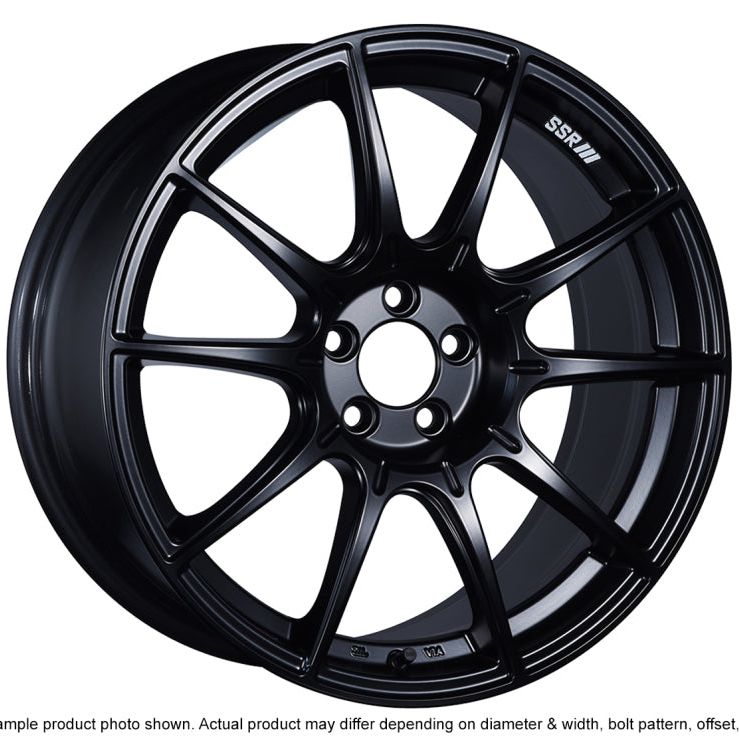 SSR GTX01 18x8.5 5x114.3 44mm Offset Flat Black Wheel - SMINKpower Performance Parts SSRXA18850+4405GMB SSR