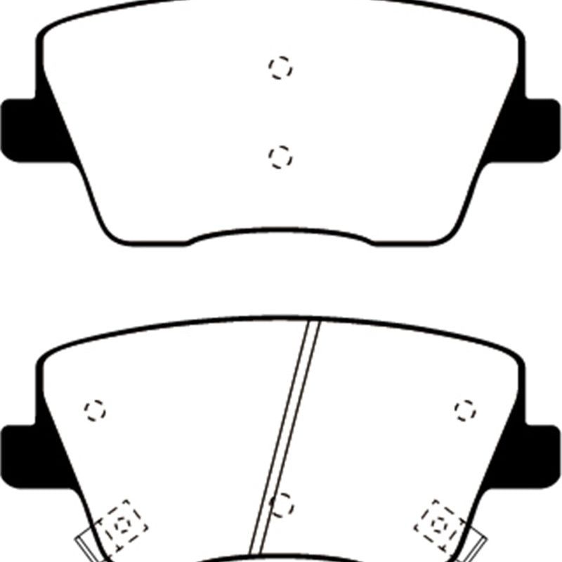 EBC 2019+ Hyundai Veloster N (2nd Gen) 2.0L Turbo Yellowstuff Rear Brake Pads-tuningsupply.com