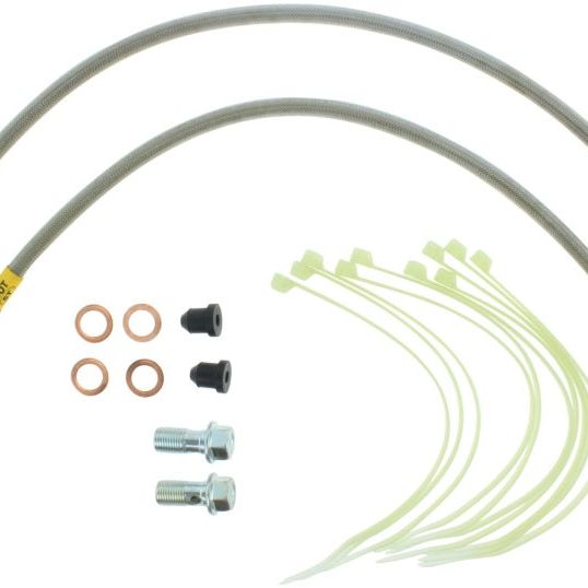 StopTech VW/Audi Front Stainless Steel Brake Line Kit-Brake Line Kits-Stoptech-STO950.33006-SMINKpower Performance Parts