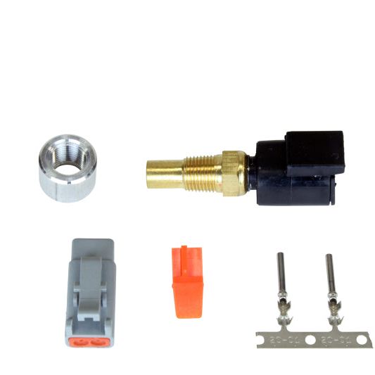 AEM Universal 1/8in PTF Water/Coolant/Oil Temperature Sensor Kit w/ Deutsch Style Connector-tuningsupply.com