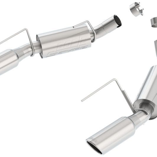 Borla 05-09 Mustang GT 4.6L V8 SS Aggressive Exhaust (rear section only)-tuningsupply.com