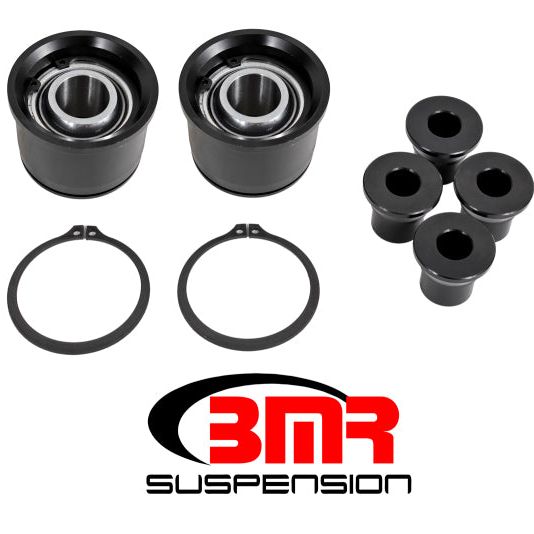 BMR 15-17 S550 Mustang Premium Rear Lower Control Arm Bearing Kit - Black-tuningsupply.com