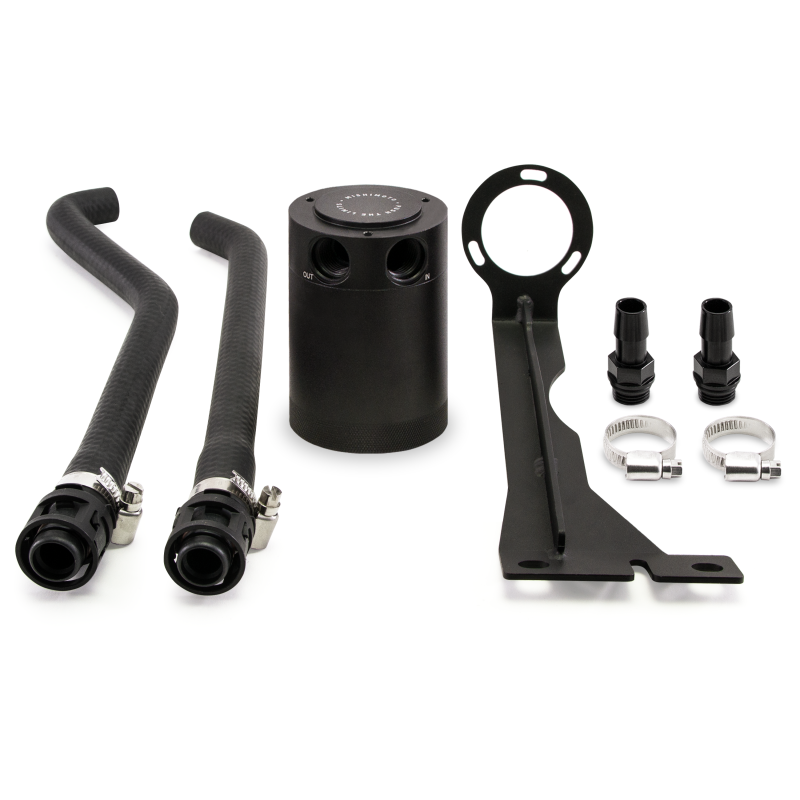 Mishimoto 2014+ Ford Fiesta ST Baffled Oil Catch Can Kit - Black-tuningsupply.com