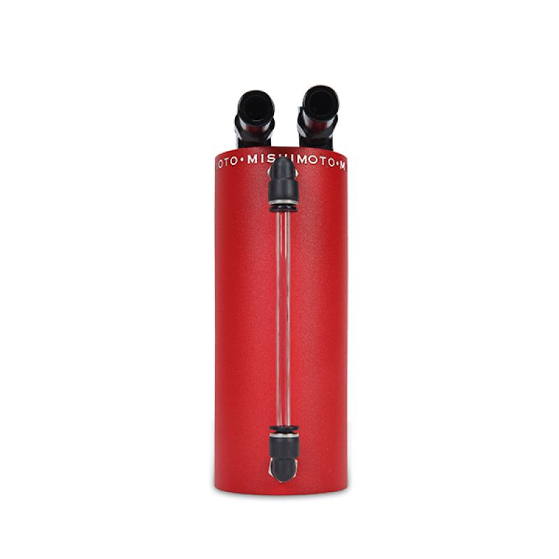 Mishimoto Small Aluminum Oil Catch Can - Wrinkle Red-tuningsupply.com