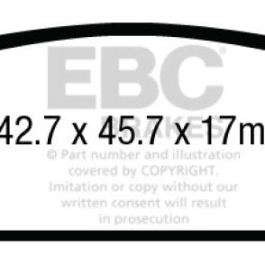 EBC 15+ Cadillac Escalade 6.2 2WD Ultimax2 Rear Brake Pads-tuningsupply.com