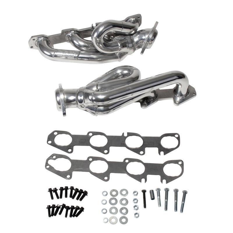 BBK 09-18 Dodge Ram 5.7L Hemi Shorty Tuned Length Exhaust Headers - 1-3/4 Silver Ceramic-tuningsupply.com