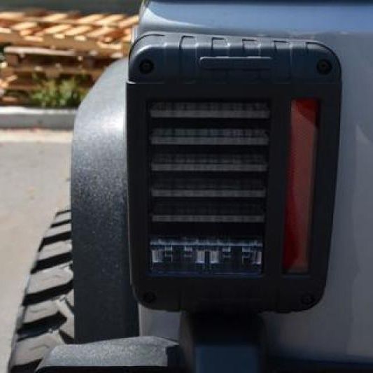 DV8 Offroad 07-18 Jeep Wrangler JK Horizontal LED Tail Light-tuningsupply.com