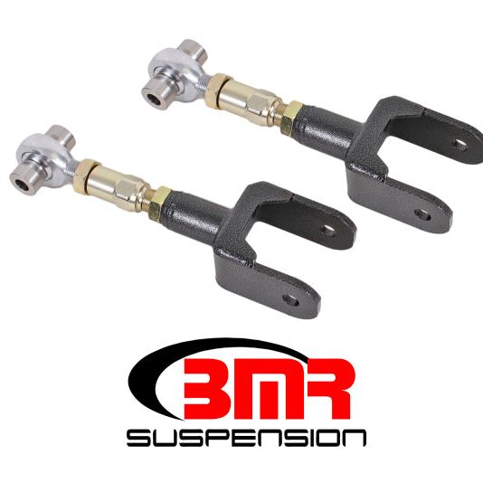 BMR 79-04 Fox Mustang Upper Control Arms On-Car Adj. Rod Ends - Black Hammertone-tuningsupply.com