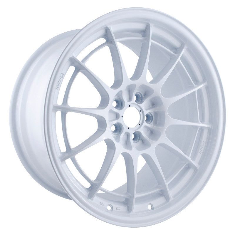 Enkei NT03+M 18x9.5 5x114.3 40mm Offset 72.6mm Bore Vanquish White Wheel (MOQ of 40)-tuningsupply.com