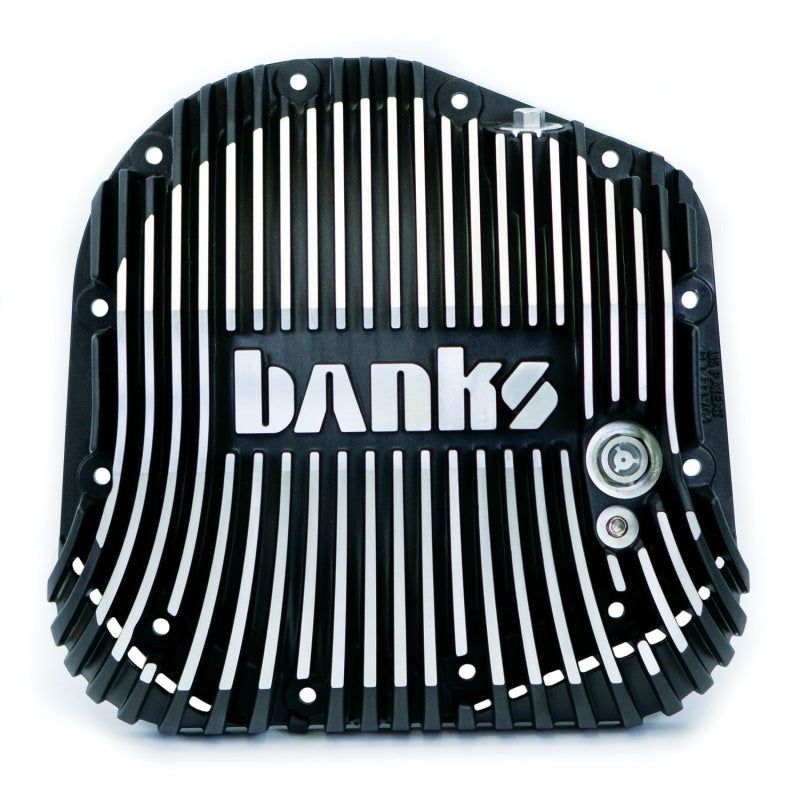 Banks 85-19 Ford F250/ F350 10.25in 12 Bolt Black Milled Differential Cover Kit-tuningsupply.com