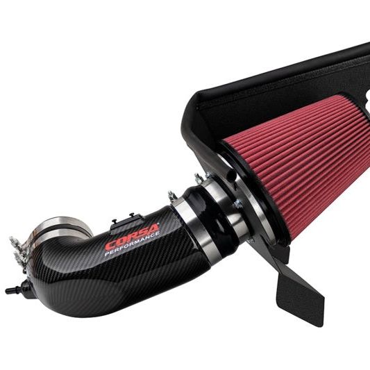 Corsa 2017-23 Chevrolet Camaro ZL1 Carbon Fiber Air Intake w/ DryTech 3D No Oil Filtration-tuningsupply.com