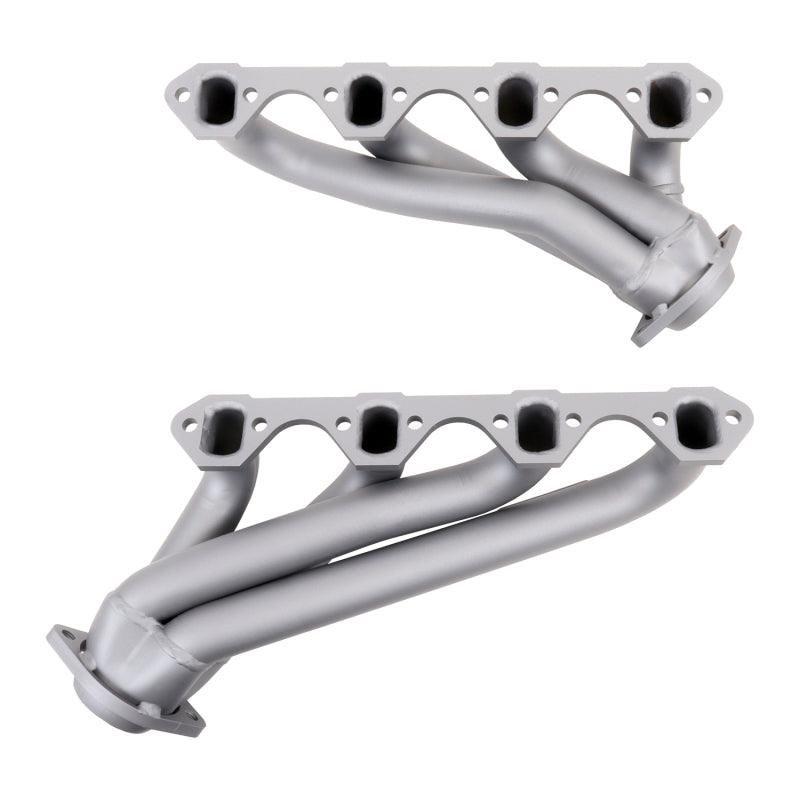 BBK 79-93 Mustang 351 Swap Shorty Unequal Length Exhaust Headers - 1-5/8 Titanium Ceramic-tuningsupply.com