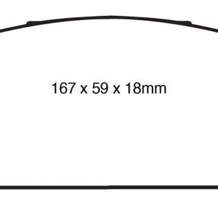 EBC 10+ Lexus RX350 3.5 (Japan) Greenstuff Front Brake Pads-tuningsupply.com