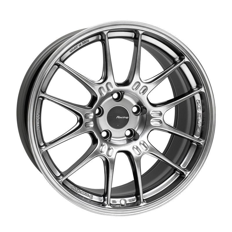 Enkei GTC02 18x9 5x112 25mm Offset 66.5mm Bore Hyper Silver Wheel-tuningsupply.com