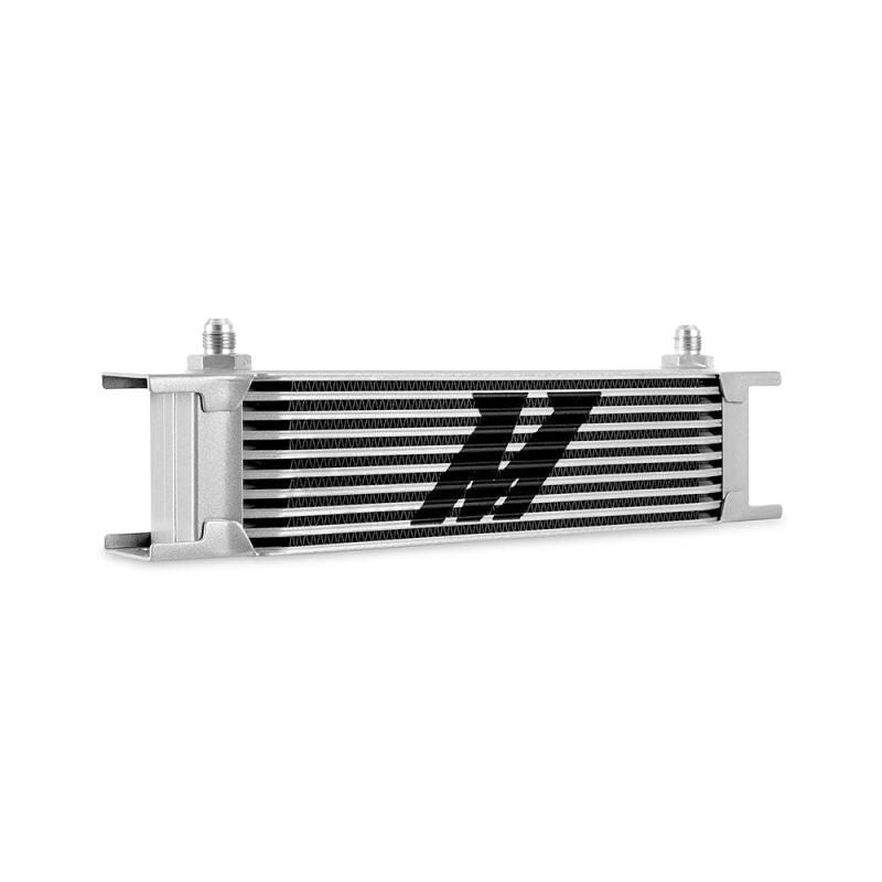 Mishimoto Universal -6AN 10 Row Oil Cooler - Silver-tuningsupply.com