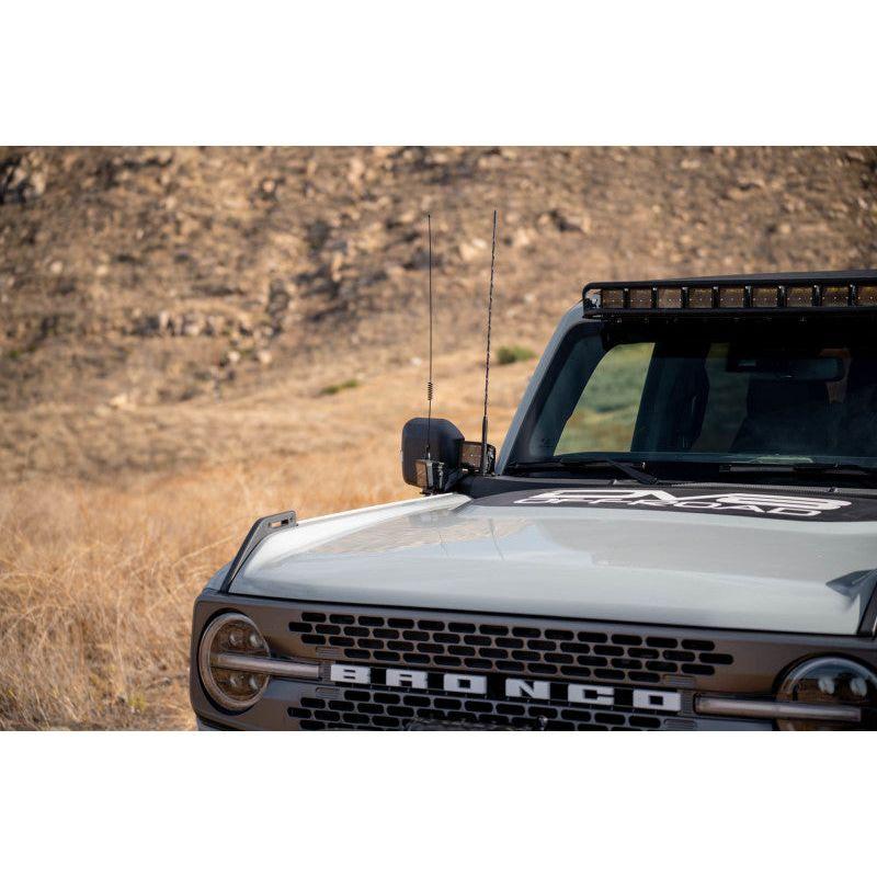 DV8 Offroad 2021 Ford Bronco A Pillar Dual Light Pod Drop Mounts-tuningsupply.com