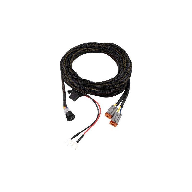 Diode Dynamics Light Duty Dual Output 3-way 4-pin Wiring Harness-tuningsupply.com