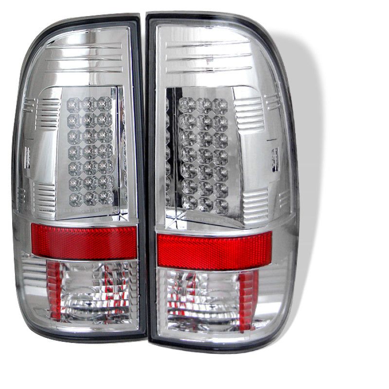 Spyder Ford F150 side 97-03/F250/350/450 Super Duty 99-07 LED Tail Lights Chrm ALT-YD-FF15097-LED-C-Tail Lights-SPYDER-SPY5003478-SMINKpower Performance Parts