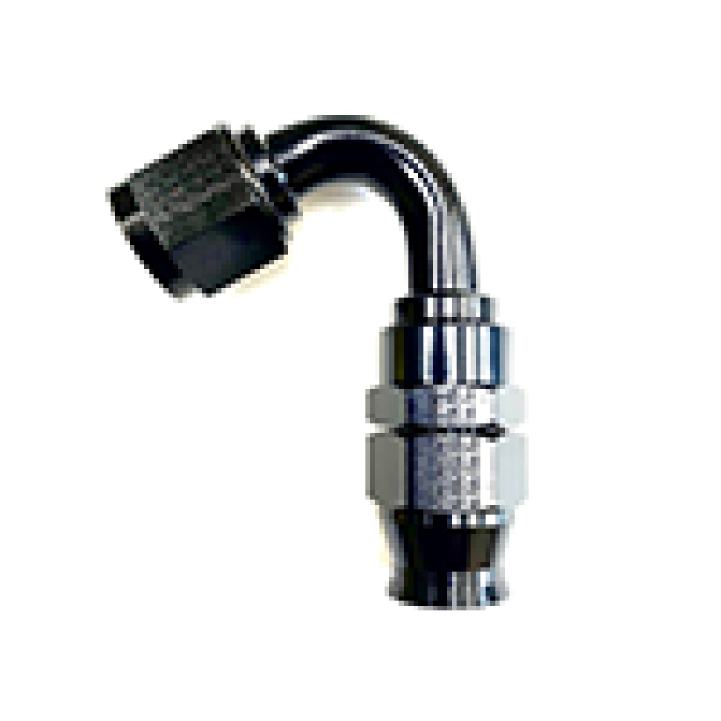 Fragola -6AN Real Street x 120 Degree Hose End Black For PTFE Hose-tuningsupply.com