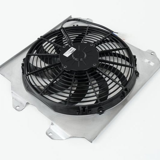 CSF 92-00 Honda Civic All-Aluminum Fan Shroud w/12in SPAL Fan-tuningsupply.com