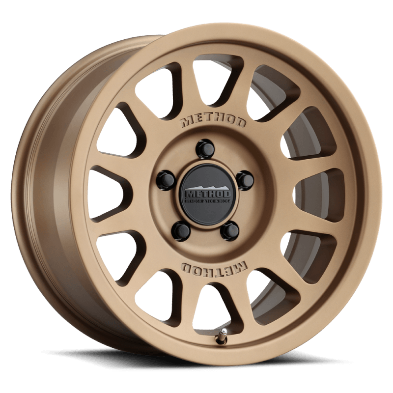 Method MR703 17x8.5 +35mm Offset 5x150 110.5mm CB Method Bronze Wheel-tuningsupply.com