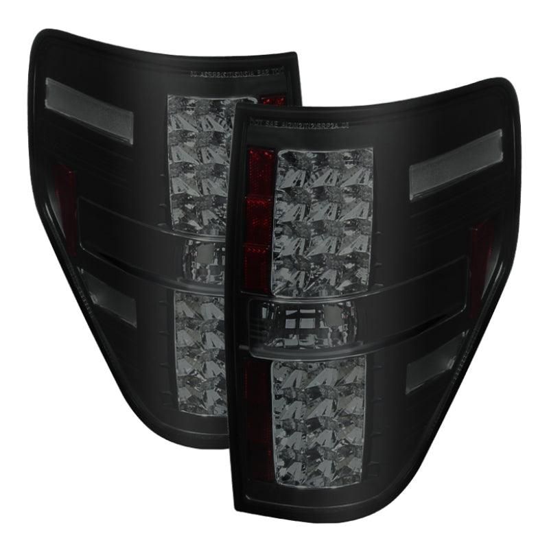 Spyder Ford F150 09-14 LED Tail Lights Black Smoke ALT-YD-FF15009-LED-BSM - SMINKpower Performance Parts SPY5078148 SPYDER