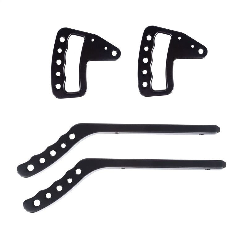 Rugged Ridge Aluminum Grab Handles F/R Kit Black 07-18 Jeep Wrangler JK/JKU-Dash & Interior Trim-Rugged Ridge-RUG13505.50-SMINKpower Performance Parts