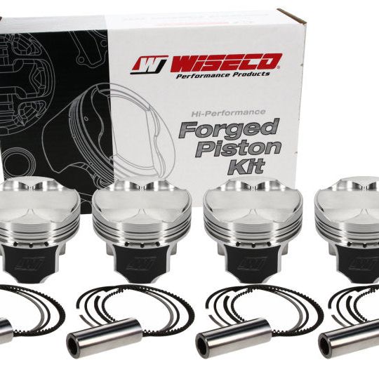 Wiseco Toyota 4AG 4V Domed +5.9cc (6506M82 Piston Shelf Stock Kit - SMINKpower Performance Parts WISK506M82 Wiseco