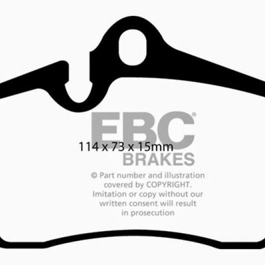 EBC 09-12 Porsche Boxster (Cast Iron Rotors only) 2.9 Bluestuff Rear Brake Pads-tuningsupply.com