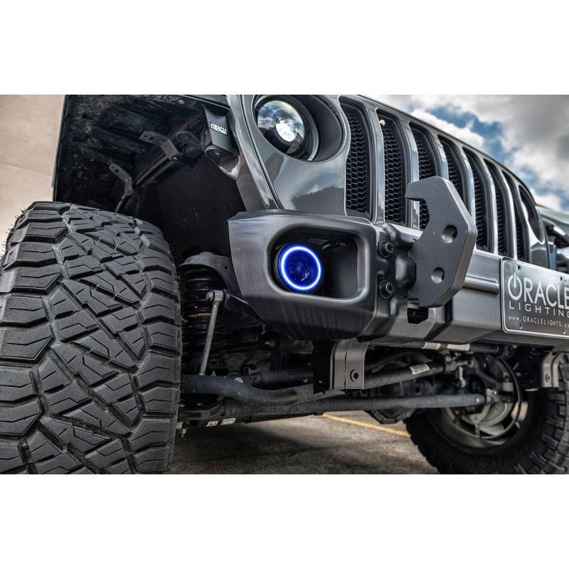 Oracle Jeep Wrangler JL/JT Sport High Performance W LED Fog Lights - w/o Controller SEE WARRANTY-tuningsupply.com