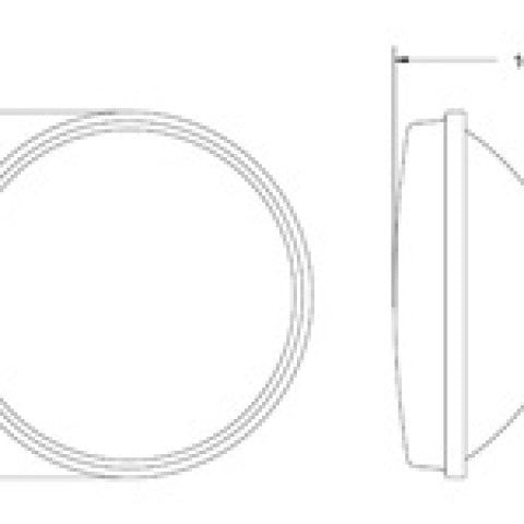 Hella Vision Plus 5-3/4in Round Conversion H4 Headlamp High/Low Beam - Single Lamp-tuningsupply.com