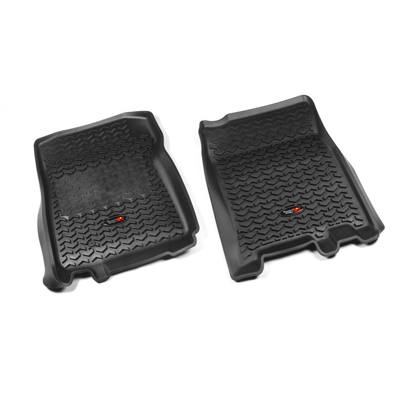 Rugged Ridge Floor Liner Front Black 1997-2003 Ford F-150 Regular / Extended Cab-Floor Mats - Rubber-Rugged Ridge-RUG82902.04-SMINKpower Performance Parts