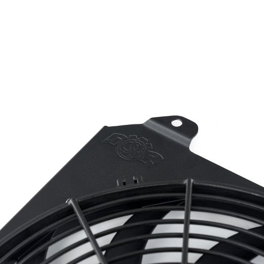 CSF 92-00 Honda Civic All-Aluminum Fan Shroud w/12in SPAL Fan - Black Finish-tuningsupply.com