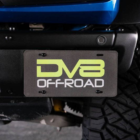 DV8 Offroad 21-22 Ford Bronco Factory Front Bumper License Relocation Bracket - Side-tuningsupply.com