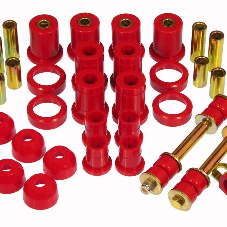 Prothane 84-87 Pontiac Fiero Total Kit - Red-Bushings - Full Vehicle Kits-Prothane-PRO7-2034-SMINKpower Performance Parts