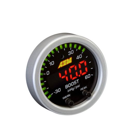 AEM X-Series Boost Pressure -30inHg 60psi Gauge Kit-tuningsupply.com