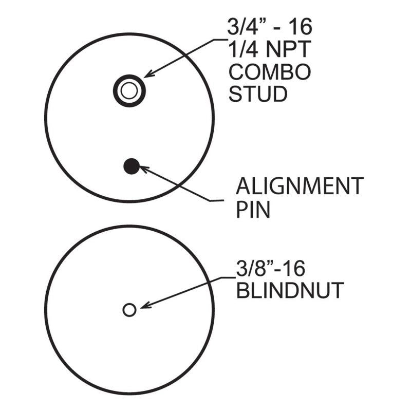 Firestone Ride-Rite Replacement Bellow 224CZ (For Kit PN 2596 / 2299 / 2597 / 2550) (W217606401)-tuningsupply.com