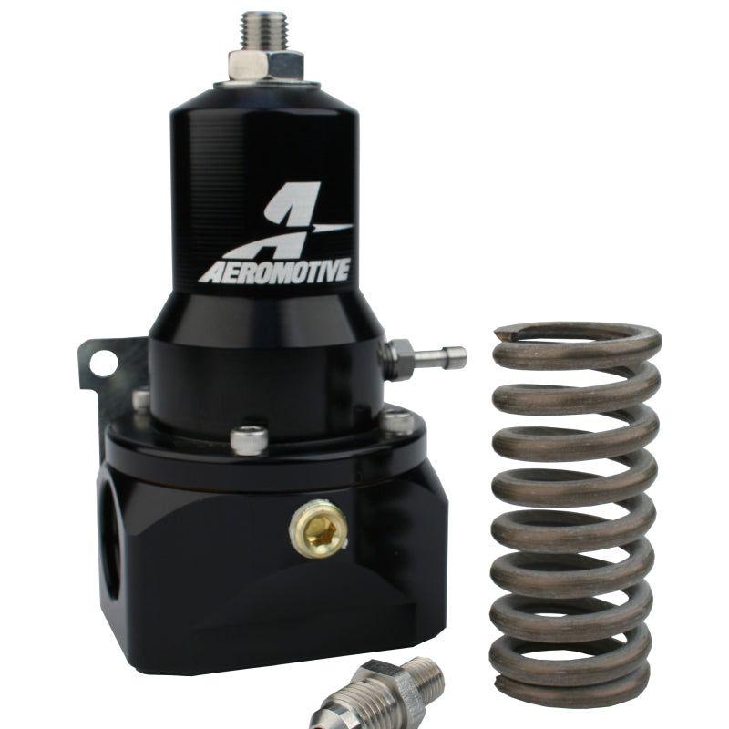 Aeromotive Regulator - 30-120 PSI - .313 Valve - 2x AN-10 Inlets / AN-10 Bypass-tuningsupply.com