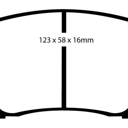 EBC 01-03 Mazda Miata MX5 1.8 (Sports Suspension) Yellowstuff Front Brake Pads-tuningsupply.com