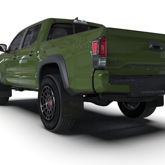 Rally Armor 16-22 Toyota Tacoma Black Mud Flap w/ Grey Logo - SMINKpower Performance Parts RALMF94-BLK-GRY Rally Armor