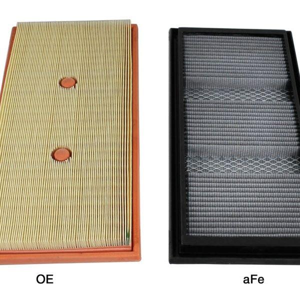 aFe MagnumFLOW OEM Replacement Air Filter Pro DRY S 12-14 Mercedes-Benz C/E/ML-Class V6 3.5L-tuningsupply.com